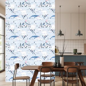 Papier Peint Pour Les Enfants - L'antarctique À La Scandinave – Image 4