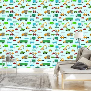 Papier Peint Pour Les Enfants - Voitures Voitures – Image 3