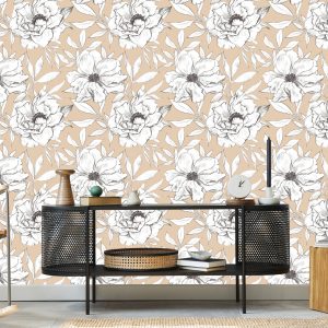 Papier Peint Motif Floral Élégant – Image 5
