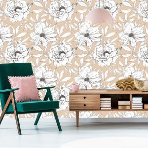 Papier Peint Motif Floral Élégant – Image 6