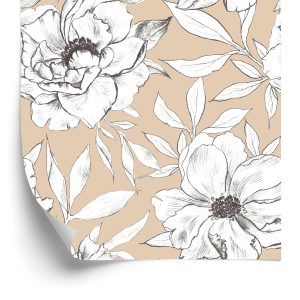 Papier Peint Motif Floral Élégant – Image 2