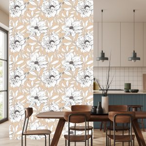 Papier Peint Motif Floral Élégant – Image 4