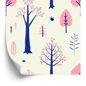 Papier Peint Pour Les Enfants - Paysage D'automne De Style Scandinave – Image 2