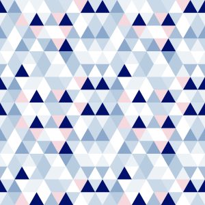 Papier Peint Géométrique - Triangles Aux Couleurs Pastel – Image 1