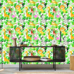 Papier Peint Pour Les Enfants - Animaux Sauvages – Image 5