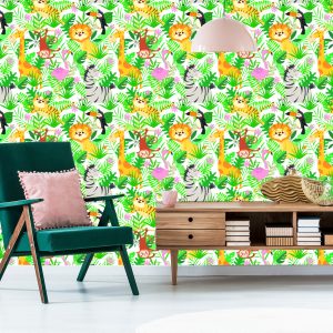 Papier Peint Pour Les Enfants - Animaux Sauvages – Image 6