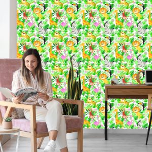 Papier Peint Pour Les Enfants - Animaux Sauvages – Image 7