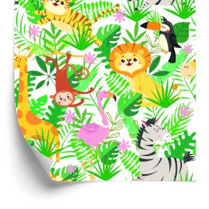 Papier Peint Pour Les Enfants - Animaux Sauvages – Image 2