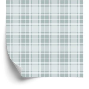 Papier Peint Plaid Écossais Gris Classique – Image 2