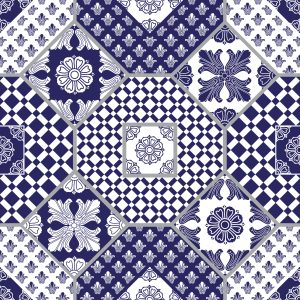 Papier Peint Ornements - Patchwork – Image 1