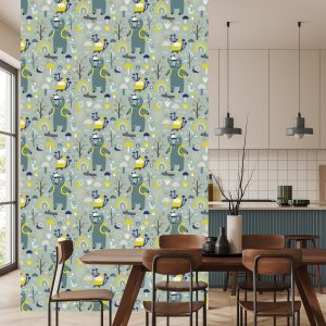 Papier Peint Pour Les Enfants - Ours Drôles Dans La Forêt – Image 4
