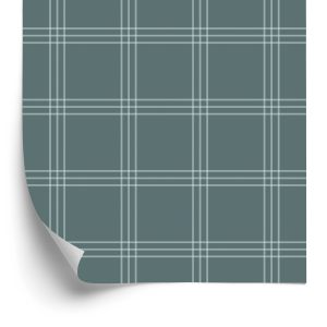 Papier Peint Plaid Écossais Dans Les Tons De Gris – Image 2
