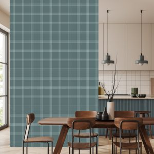 Papier Peint Plaid Écossais Dans Les Tons De Gris – Image 4