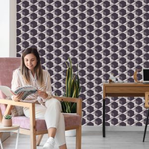 Papier Peint Hexagones Modernistes - Effet 3D – Image 7