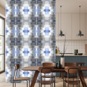 Papier Peint Géométrique - Motif Argyle – Image 4