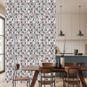 Papier Peint Géométrique - Diamants Colorés – Image 4