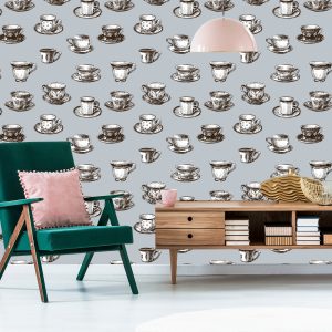 Papier Peint Pour Les Tasses De Cuisine Comme Esquissé – Image 6
