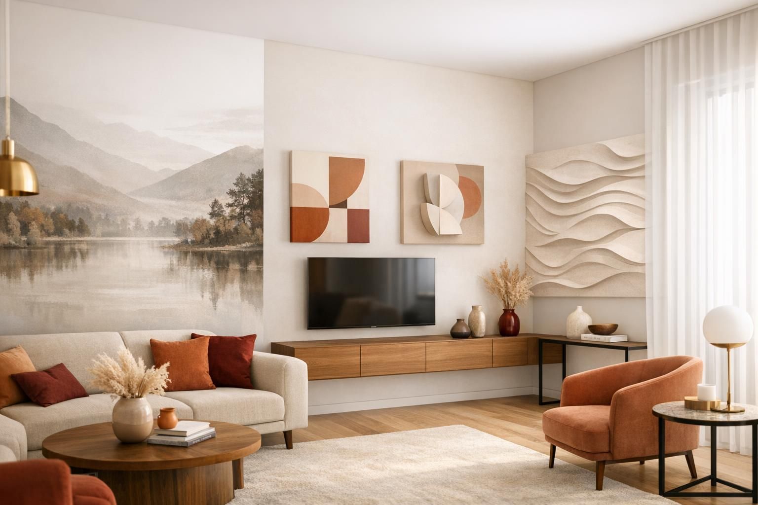 Déco murale salon tendance : 15 idées et une méthode simple pour bien choisir