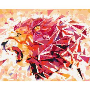 Peinture par numéros - Abstract Lion