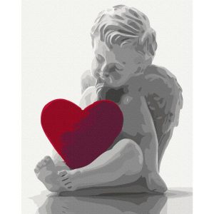 Peinture par numéros - Angel (Red Heart)