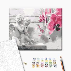 Peinture par numéros - Angels (Pink Orchid)