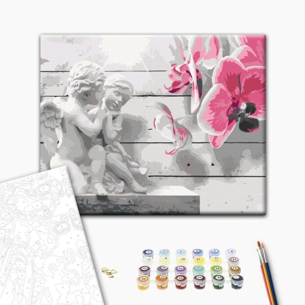 Peinture par numéros - Angels (Pink Orchid)