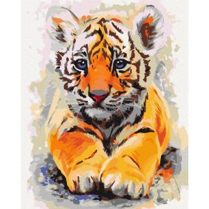 Peinture par numéros - Baby Tiger