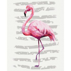 Peinture par numéros - Beautiful Flamingo