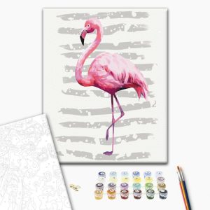 Peinture par numéros - Beautiful Flamingo