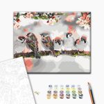 Peinture par numéros - Birds on the Branch