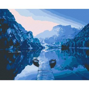 Peinture par numéros - Boats on the Lake