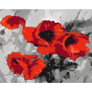 Peinture par numéros - Bouquet of Poppies