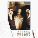 Peinture par numéros - Brown Hat
