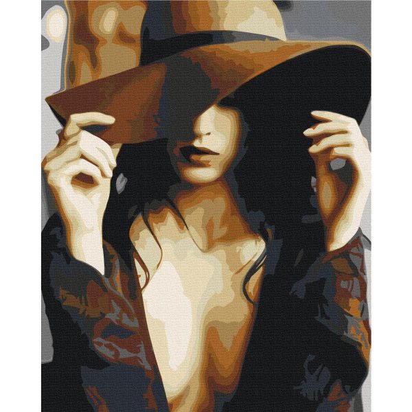 Peinture par numéros - Brown Hat