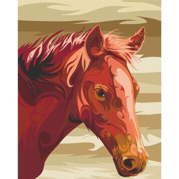 Peinture par numéros - Brown Horse