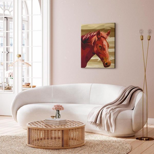 Peinture par numéros - Brown Horse
