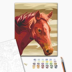 Peinture par numéros - Brown Horse