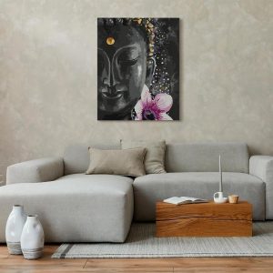 Peinture par numéros - Buddha and Flower
