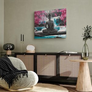 Peinture par numéros - Buddha and Waterfall
