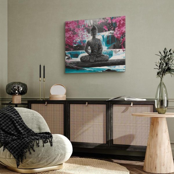 Peinture par numéros - Buddha and Waterfall