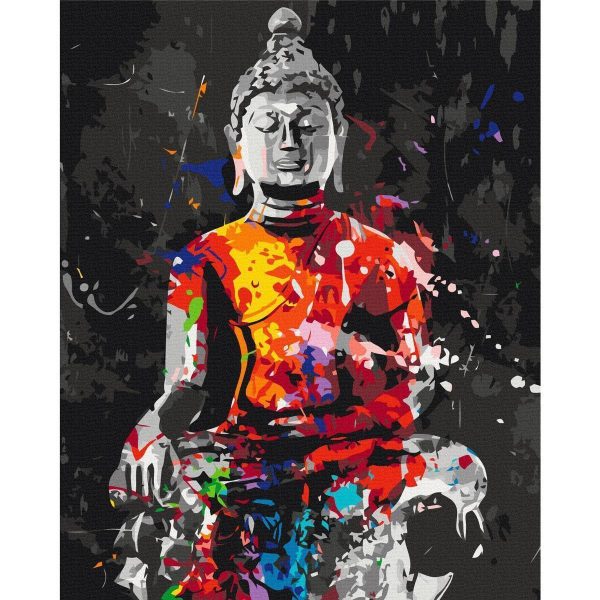 Peinture par numéros - Buddha in Colours