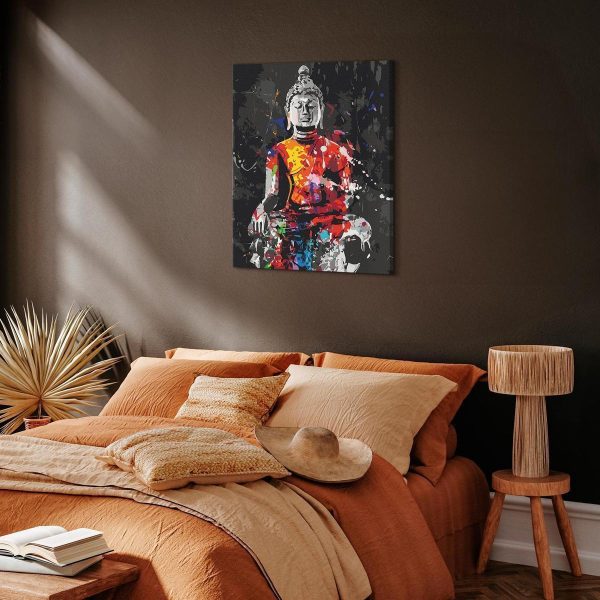 Peinture par numéros - Buddha in Colours