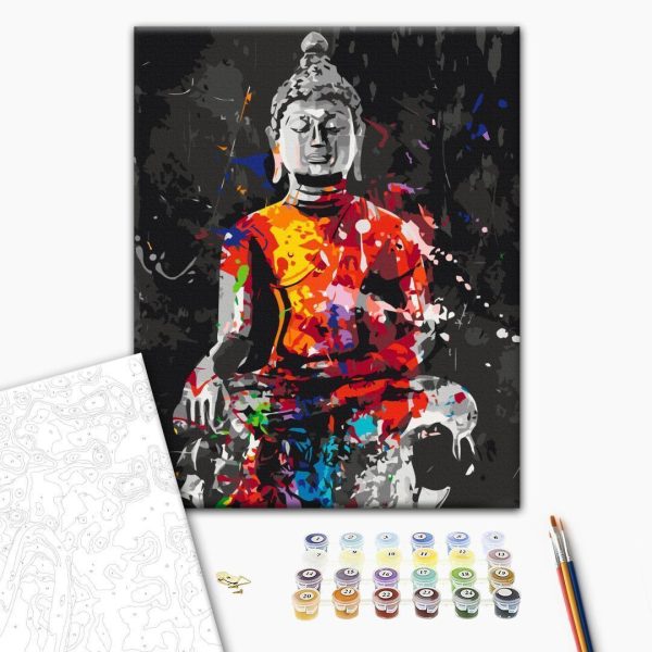 Peinture par numéros - Buddha in Colours