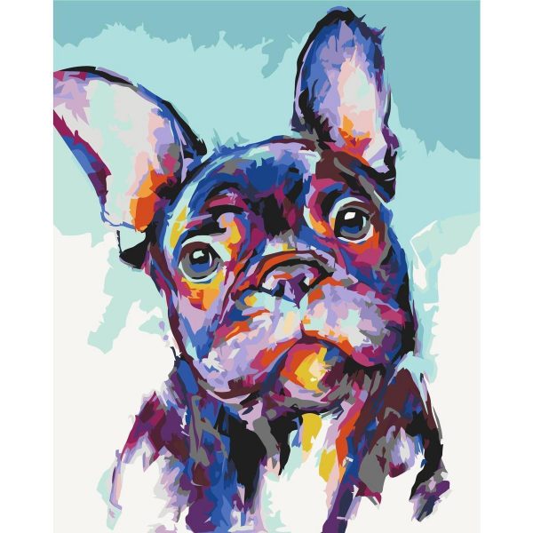 Peinture par numéros - Bulldog Portrait
