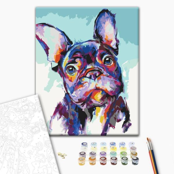 Peinture par numéros - Bulldog Portrait