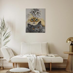 Peinture par numéros - Cat's Trio