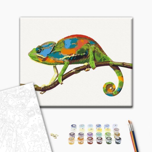 Peinture par numéros - Chameleon