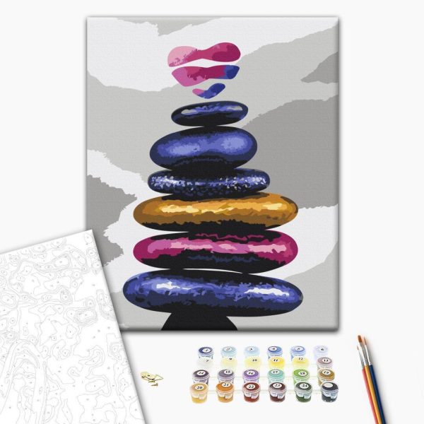 Peinture par numéros - Colored Pebbles