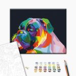 Peinture par numéros - Colourful Boxer