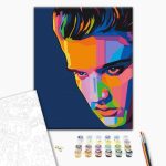 Peinture par numéros - Colourful Elvis